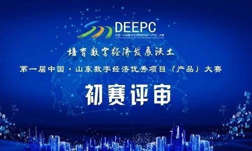 中国 山东数字经济优秀项目 产品 大赛初赛结束